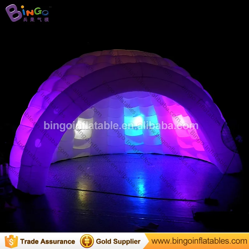 tent with led lights