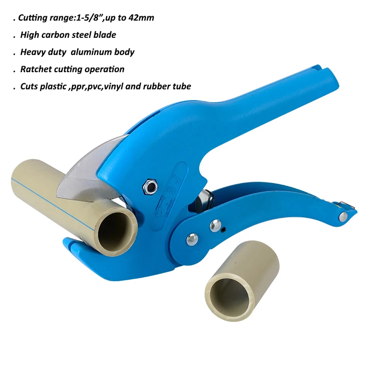 Pour PVC Pour tuyau et tube PE et PPR PEX bleu Coupe-tube en plastique super tool 42 mm 