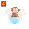 Kids funny toy kids rock tumbler in monkey shape