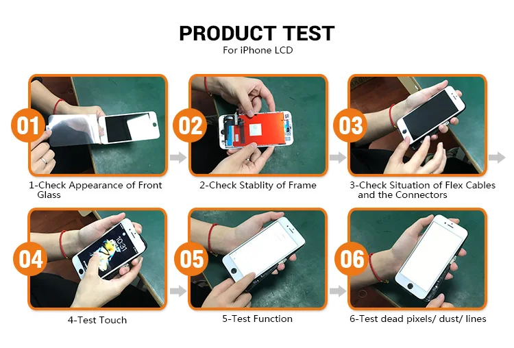 Front assembly lcd display + touch screen digitizer complete for iPhone 5G BLACK & WHITE