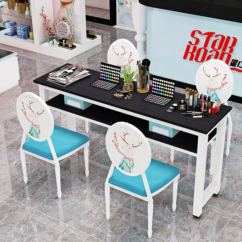 
Wholesale Price Salon Furniture nail manicure salon table set 