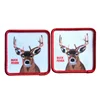 Custom cock buck fever bull black sheep animal design embroidered badge type sublimation printed patch for jackets bags