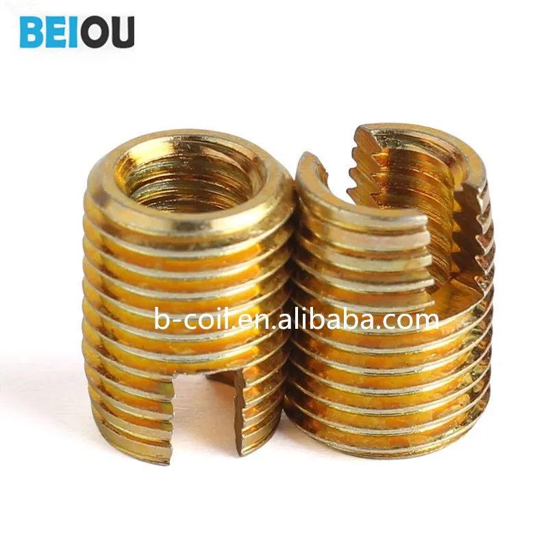 
Self Sapping Thread Inserts with Cutting Slots 