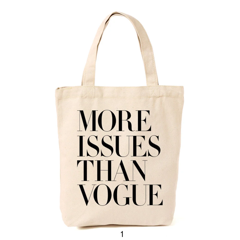 Famous Quote And Saying Cotton Shopping Bags Canvas Tote Bag - Buy Tote ...