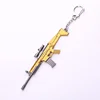 Wholesale promotion key chain custom gun metal keychain for boy