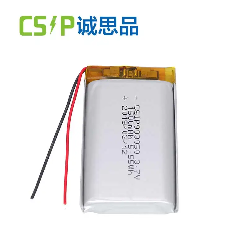 
IEC 3.7v 903050 1500mah lithium ion polymer battery for digital products 