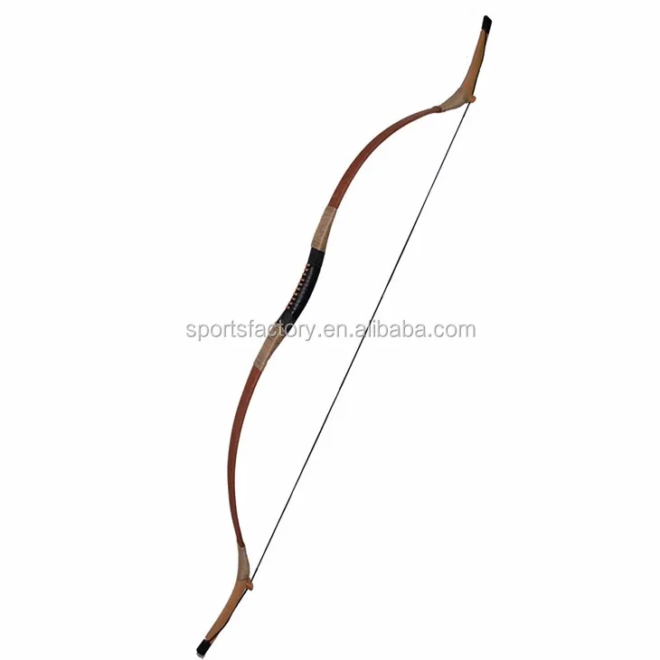 

Mongolian Handmade Horsebow, 40lbs Classic archery bow, White or brown for choice