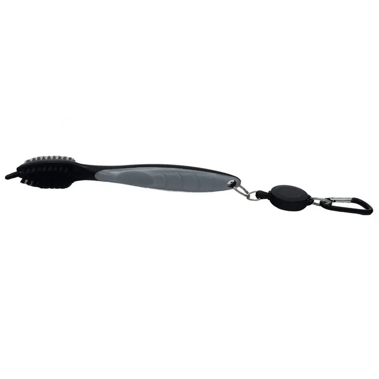 

Wholesale High Quality Golf Club Cleaning Brush Handheld Golf Cleaning Brush, Black / red / green / pink /blue /orange