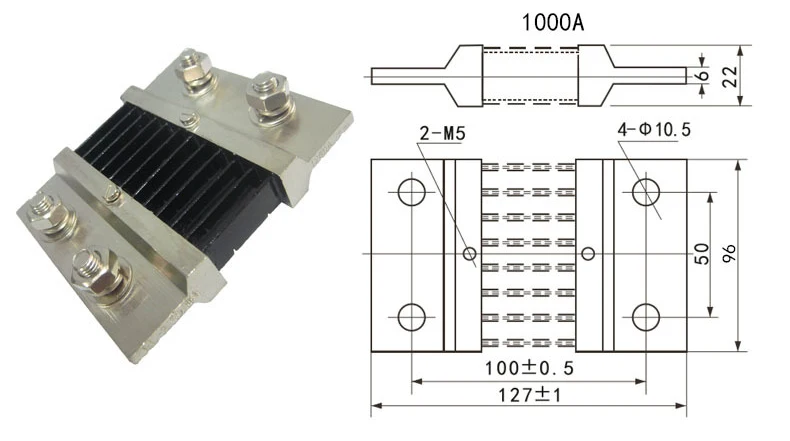 1000a Electrical Current Shunt For Panel Meters - Buy 1000a Shunt