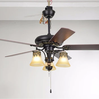 Bedroom Dining Room Ceiling Mounted Fan 42 Inch With Remote