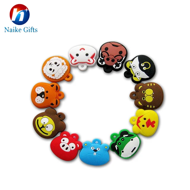 
Soft PVC cute cartoon tennis racket vibration dampeners 