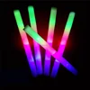18" Multi Color LED Light Sticks Concert Cheering Flashing Foam Light Stick,Glow LED Foam Stick With Logo