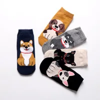 

YUELI 2020 straight socks Women's Korean cute dog cartoon socks spring and summer socks wholesale