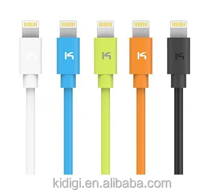 MFi Charge & Sync Braided/Flat/Round Cable For iPhone/ iPad/ iPod MFi Charge & Sync Braided/Flat/Round Cable For iPhone/ iPad/ iPod