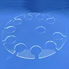 Clear Perspex Acrylic Champagne Flute Serving Tray Champagne Flute Suspension Trays