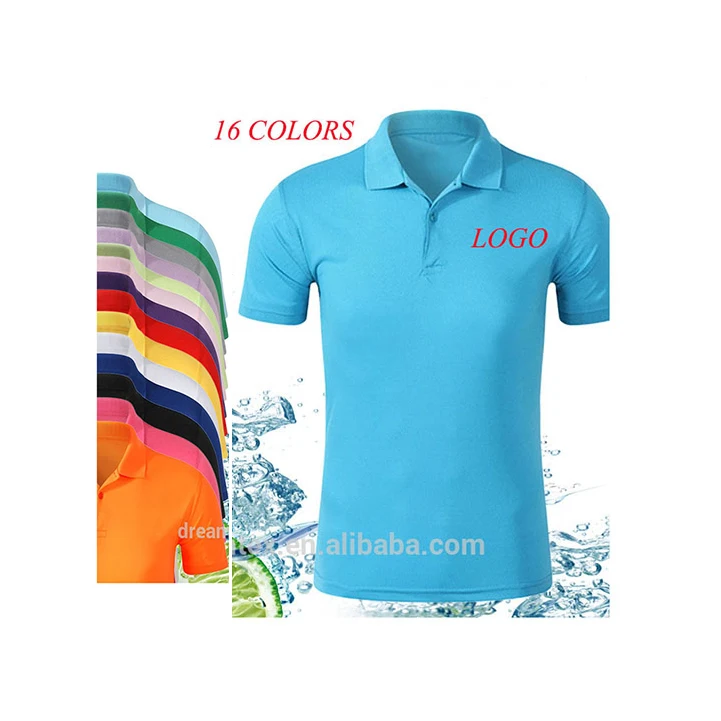 

China Short Sleeve oem logo on plain Blank mens polo shirt