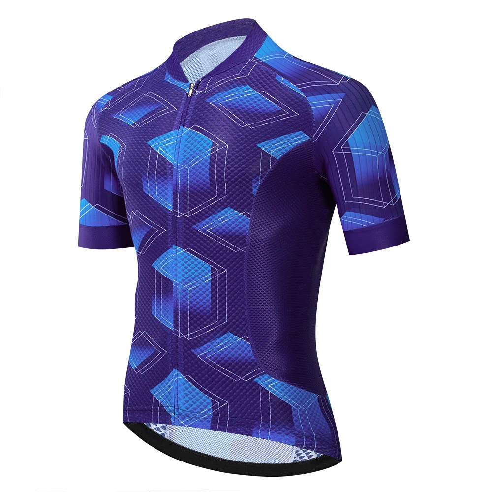 

non-collar style cycling jersey, cycling shirt with Power band, open mesh breathable fabric on back cycling clothes, N/a