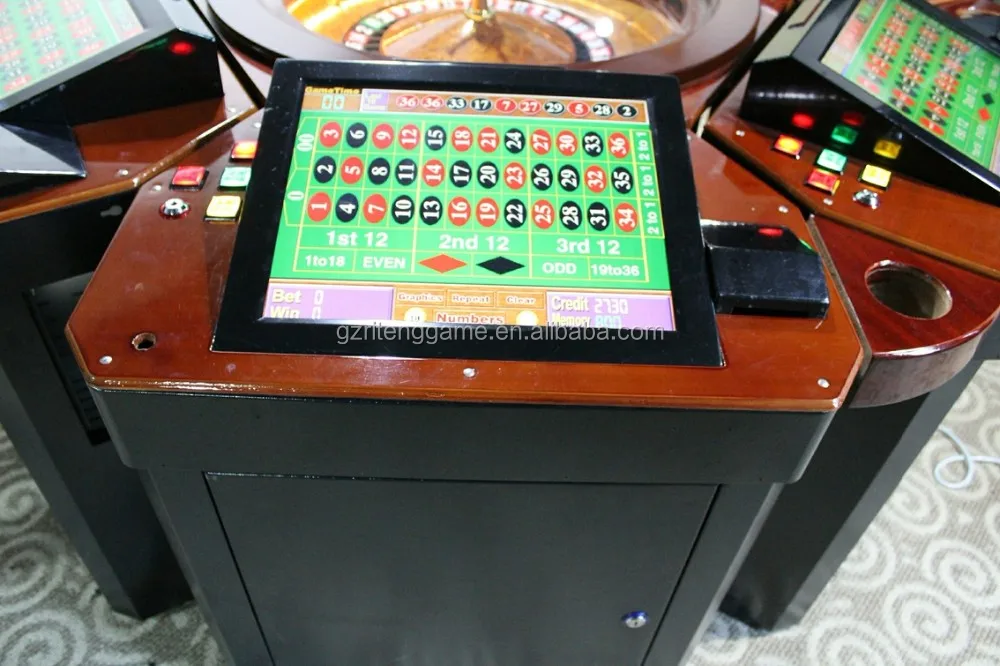 Deluxe 6/8/12 Seats Touch Screen Roulette Gambling Bingo Casino