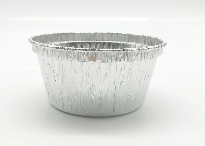 100ml Disposable Mini Aluminum Foil Baking Cups Round