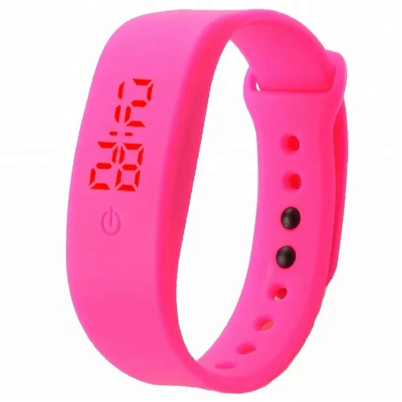 

Custom logo factory silicone digital led watch for children, Many colors for options