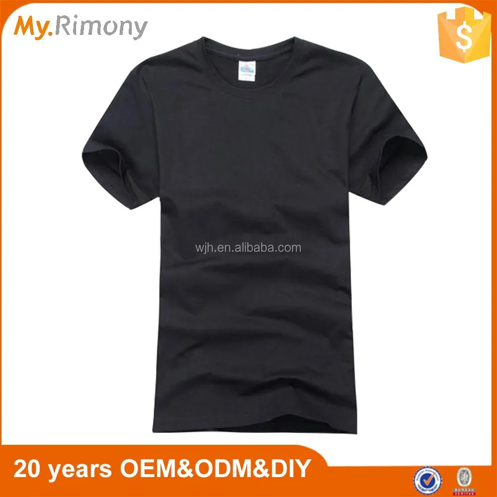Cheap promotional custom t shirt 100% cotton 200gsm