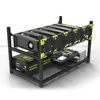 Stackable 6 GPU Mining Rig Frame Aluminum Mining Rig Case For ETH/ETC/ ZCash Ethereum Mining