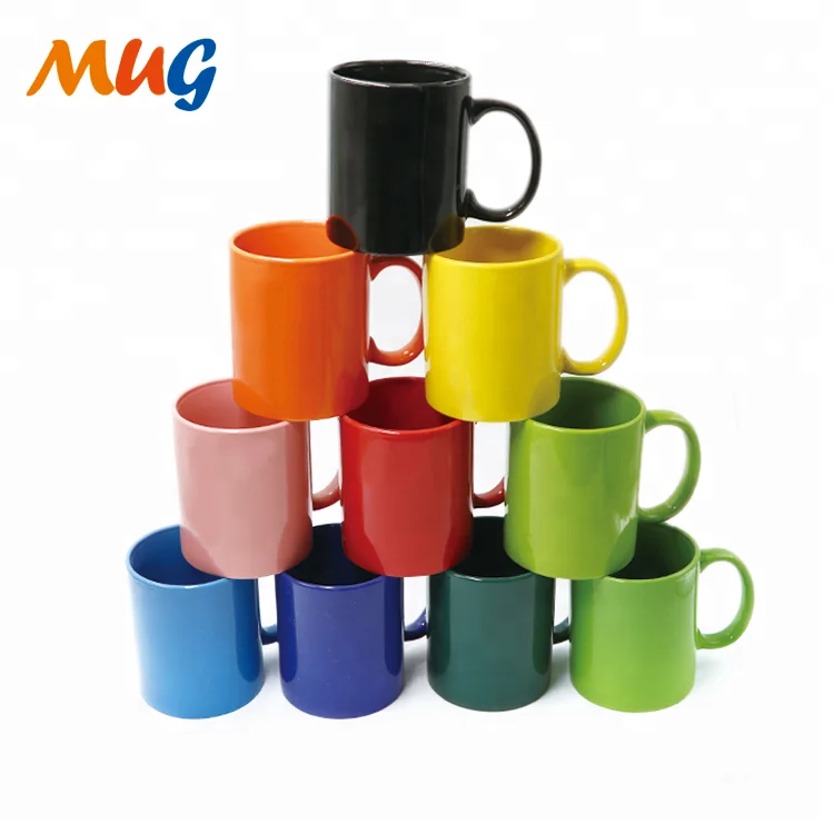 

Good Selling Promotional Color Glazed Ceramic Coffee Mug, White,or color you need