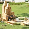 Wholesale Large Hollow Log Color Blocks Supplier Educational Diy Outdoor Toys