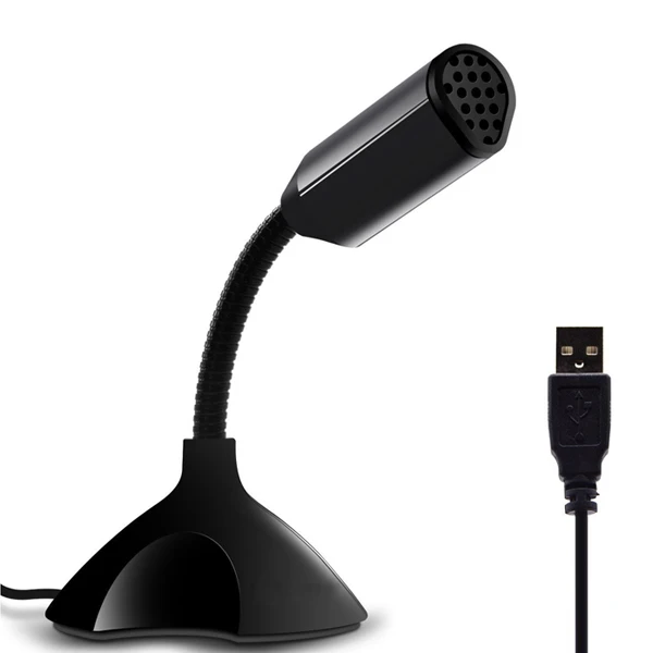 

clip on desktop usb microphone for computer PC, Black or white