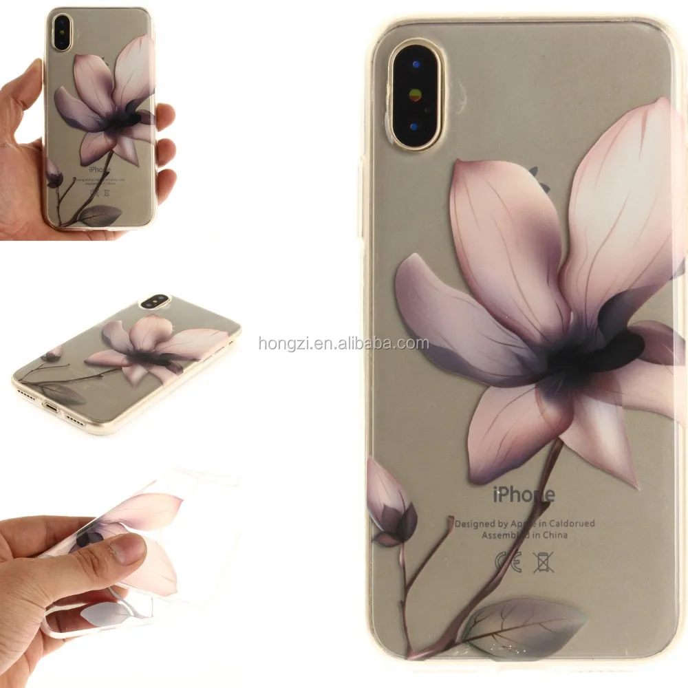 

Phone Case For iPhone 7 6 X Cases TPU Silicone Soft Transparent Color printing Case Cover for 7 6s Plus Phone Funda Capa Cute