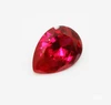 Hot Sale China hong kong loose diamond pear shape ruby gemstone for ring