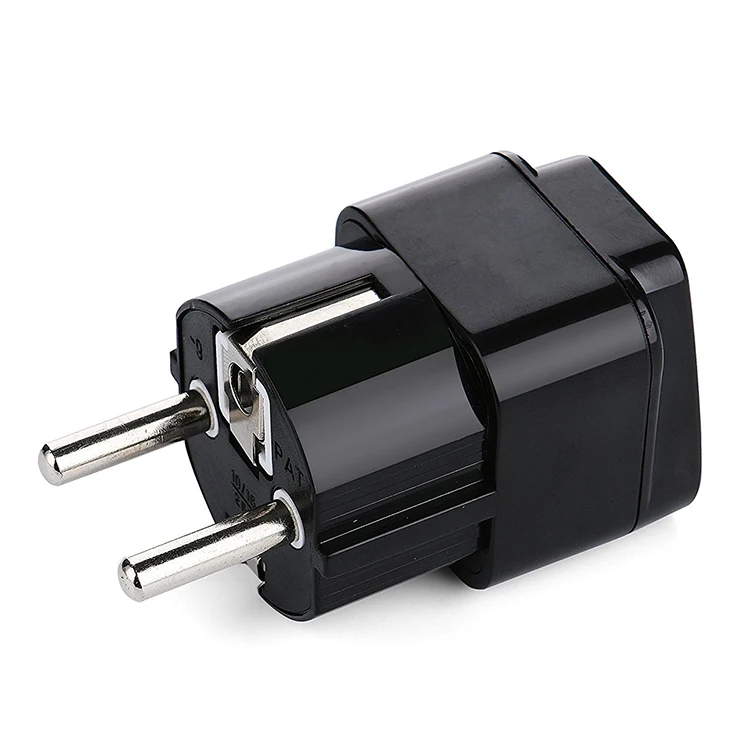 2 in 1 worldwide ac wall outlet plug us to eu adaptor