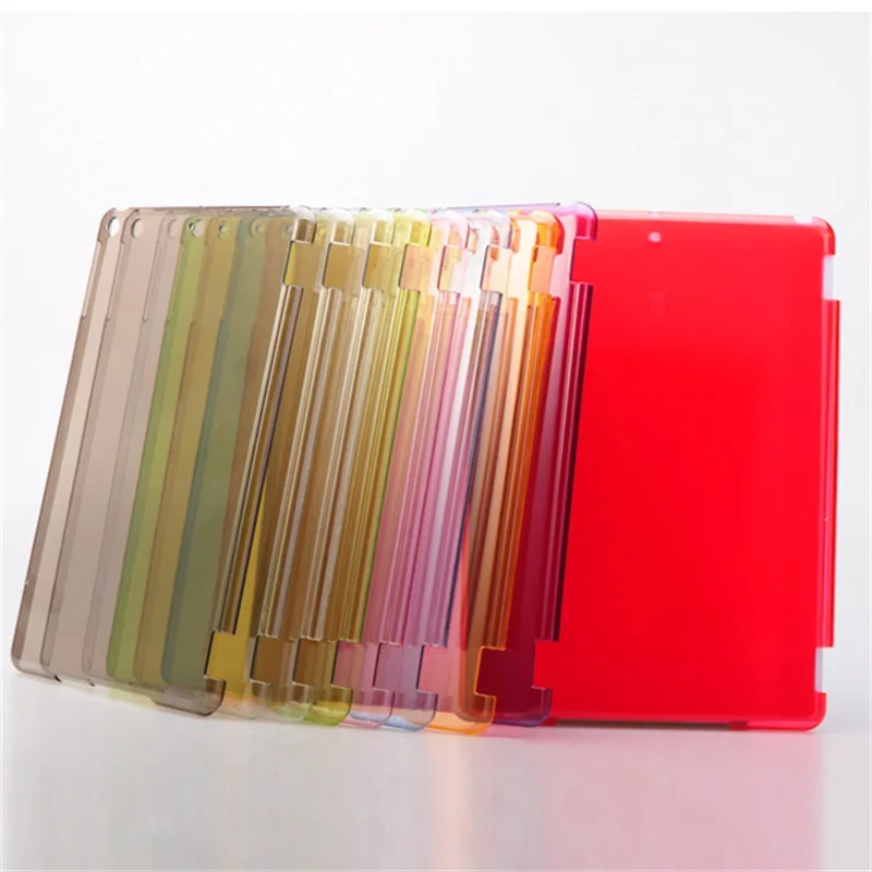 

PC Hard Back Crystal Clear Transparent Skin Cover Shell Case For Apple iPad 6 5 ipad 9.7 ipad mini 234