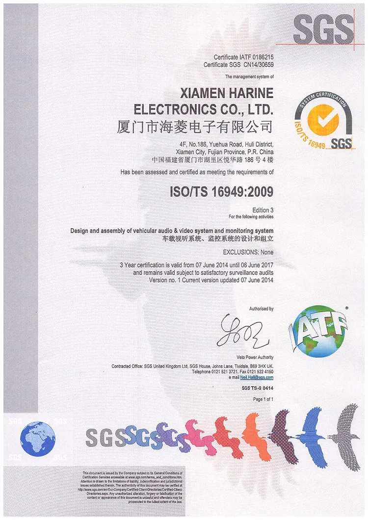 High quality LCD autobus coach monitor 22 inch