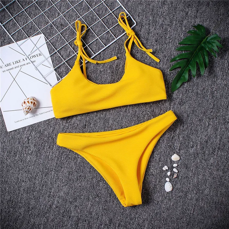 

ZY3854 New Arrival Hot Sales Sexy Strappy Bikini Mature Woman
