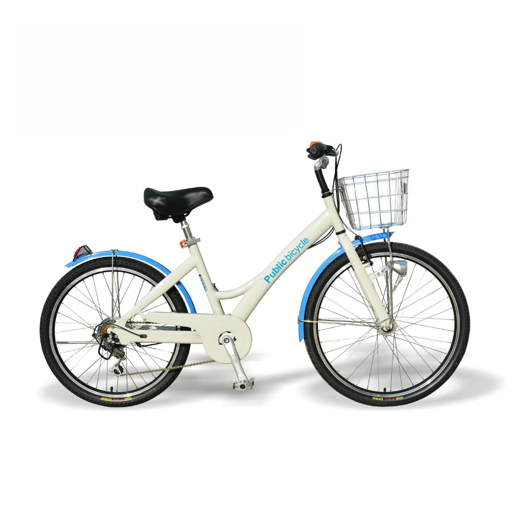 

24&26Aluminum alloy/high quality/city/anti-theft rust/stab-resistant tire/lease/bluetooth lock/OEM/share bicycle public bike, Yellow