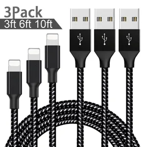 Nylon Braided USB Charging Data Cable iPhone
