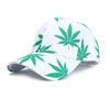 2019 Hat men and women summer Korean green leaf caps wild sunshade printing casual baseball cap