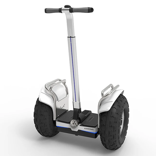 

Electric off-road vehicle self-balancing two-wheeled scooter, Black,silver,
