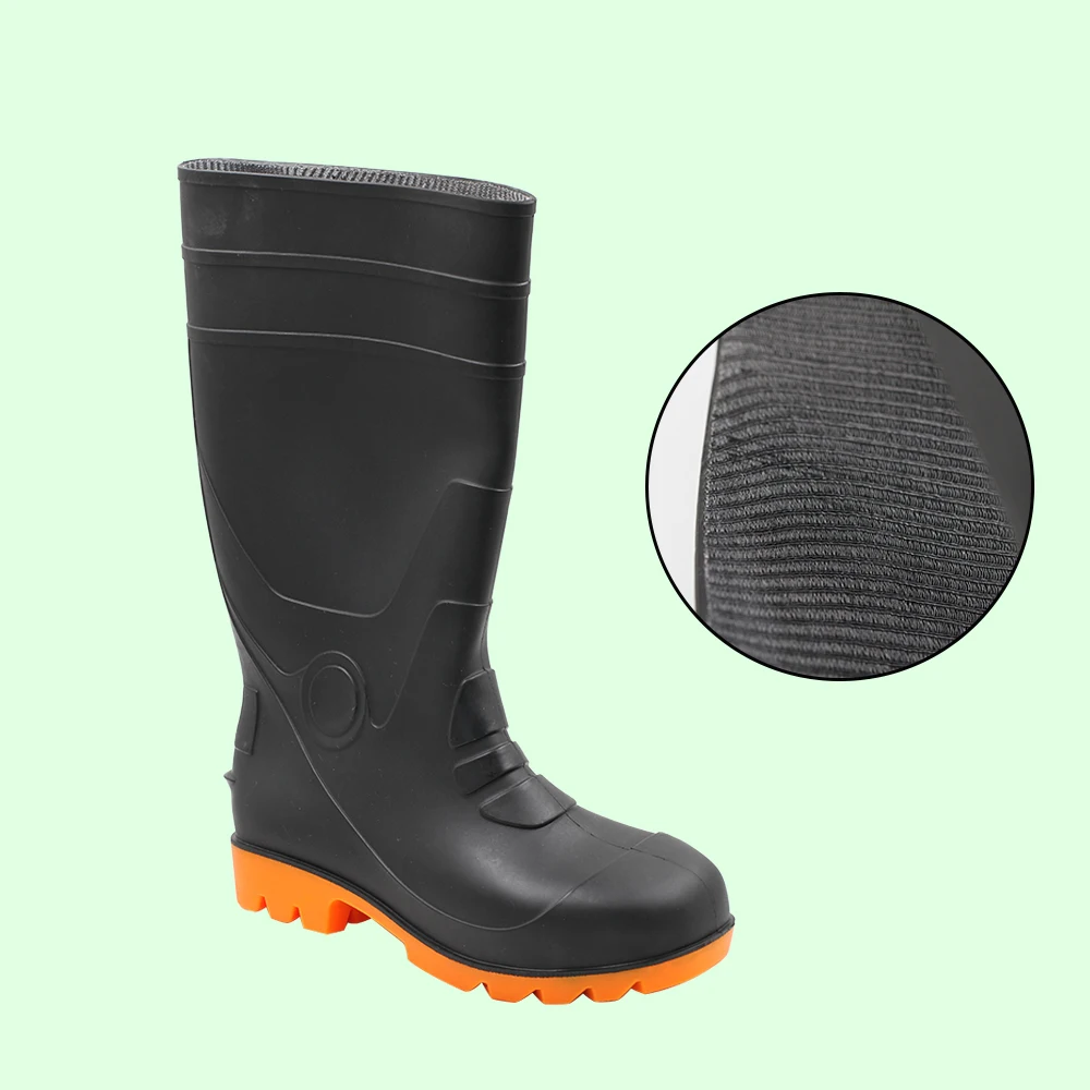 

heavy duty pvc knee boots, Any color