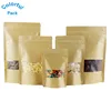 /product-detail/doypack-resealable-ziplock-standing-up-pouches-brown-paper-bag-with-window-for-food-60785416280.html