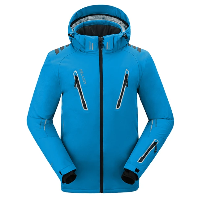 

Custom Mens Ski Suit Waterproof breathable Snow wear ski Jackets, Black, royal blue, peacock , fluorescent green