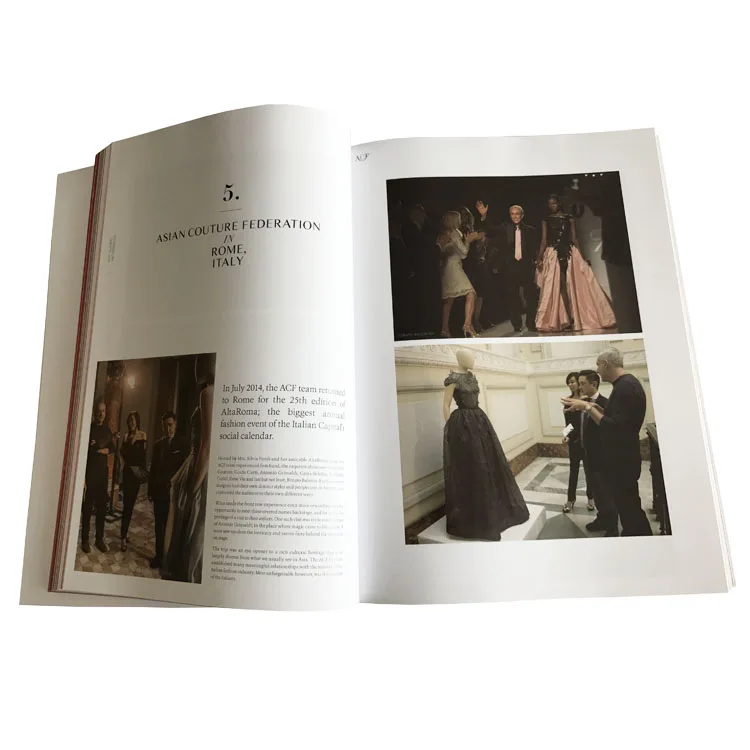 
Accept small quantity Hangtong company digital book printing magazine printing service 