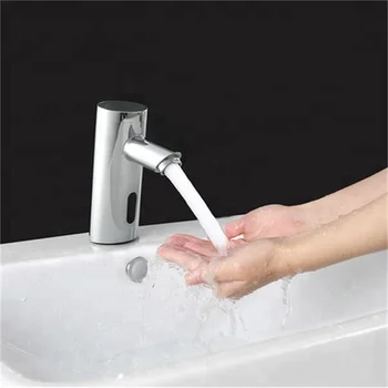 Automatic Bathroom Sensor Basin Sink Faucet Buy Bathroom Sensor Faucet Faucet Sensor Automatic Sensor Faucet Product On Alibaba Com