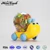Snail toy mini real fruit jelly candy ,mini fruit coconut jelly