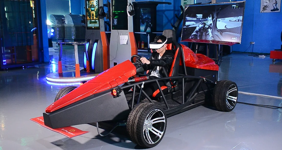 virtual reality car racing