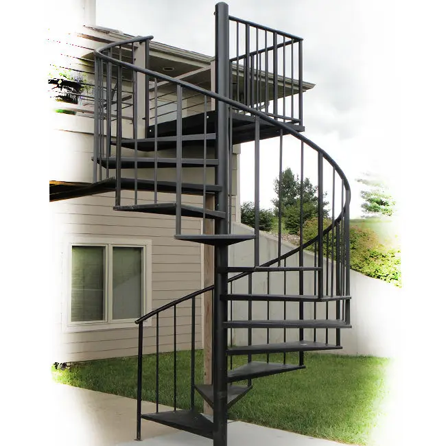 winding stair modular spiral staircase metal stair supports