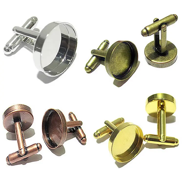 

Beadsnice brass cufflink parts manufacturer wholesale jewelry findings sets handmade cuff link company ID4188