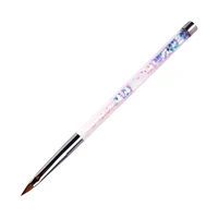 

Professional Acrylic Nail Brushes Pure Sable Glitter Handle Acrylic Nails