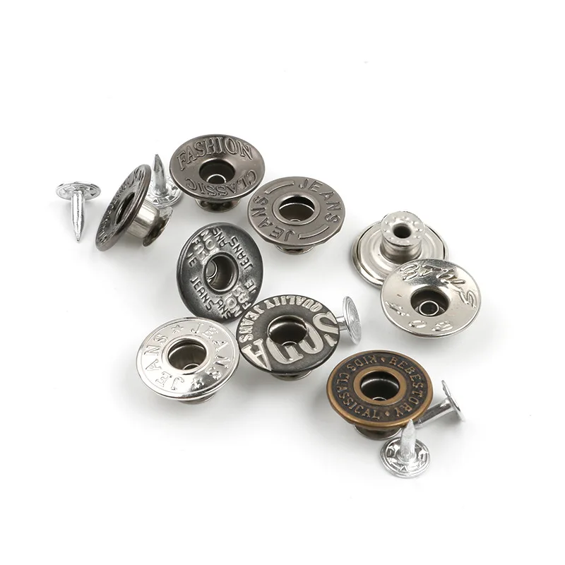 17mm Alloy Jeans Button And Brass Jeans Button Buy Jeans Tack Button
